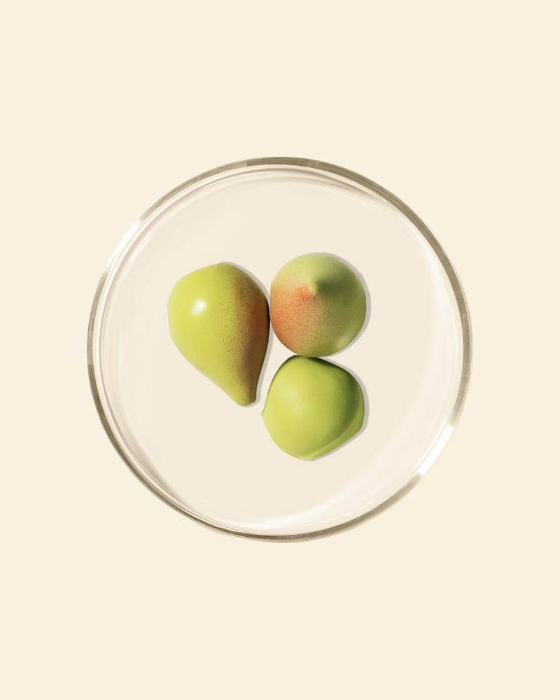 Kakadu plums in a glass dish