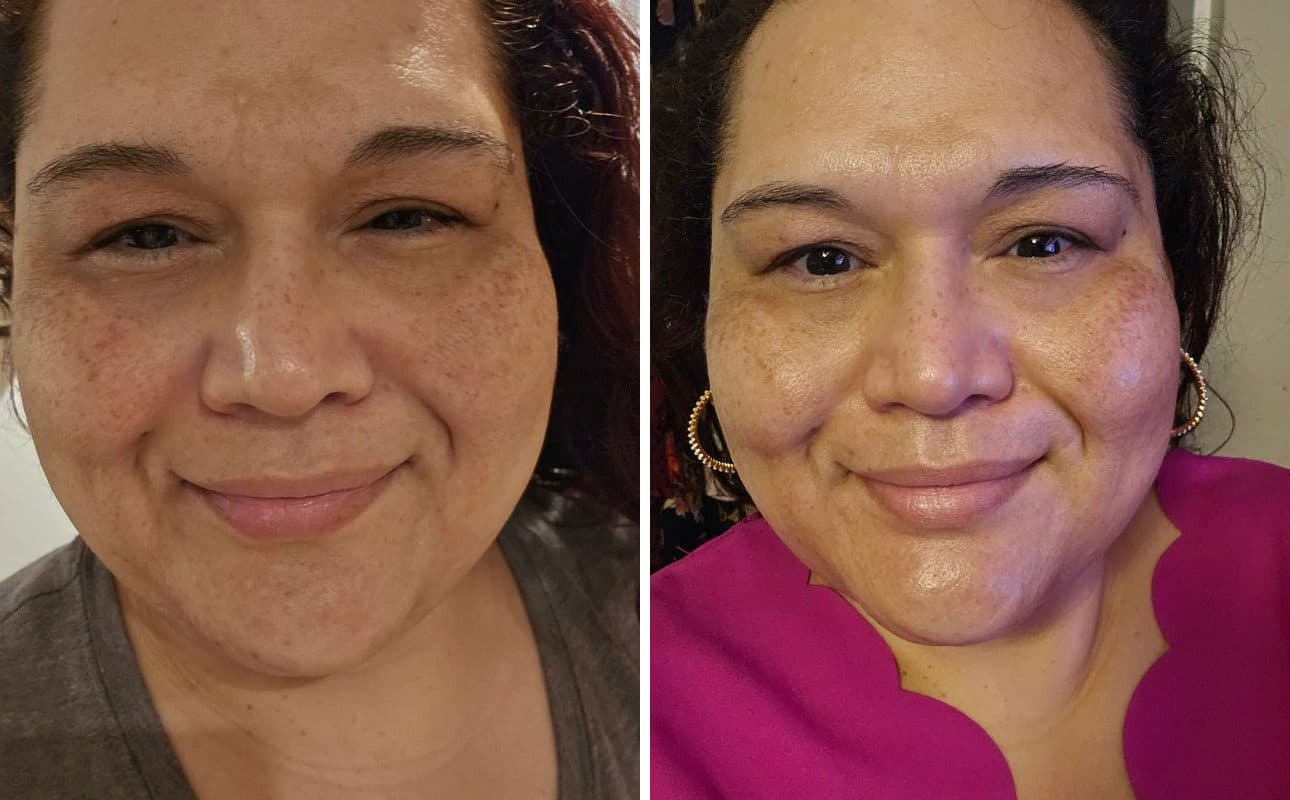 Before and after photos shared by Michelle A.