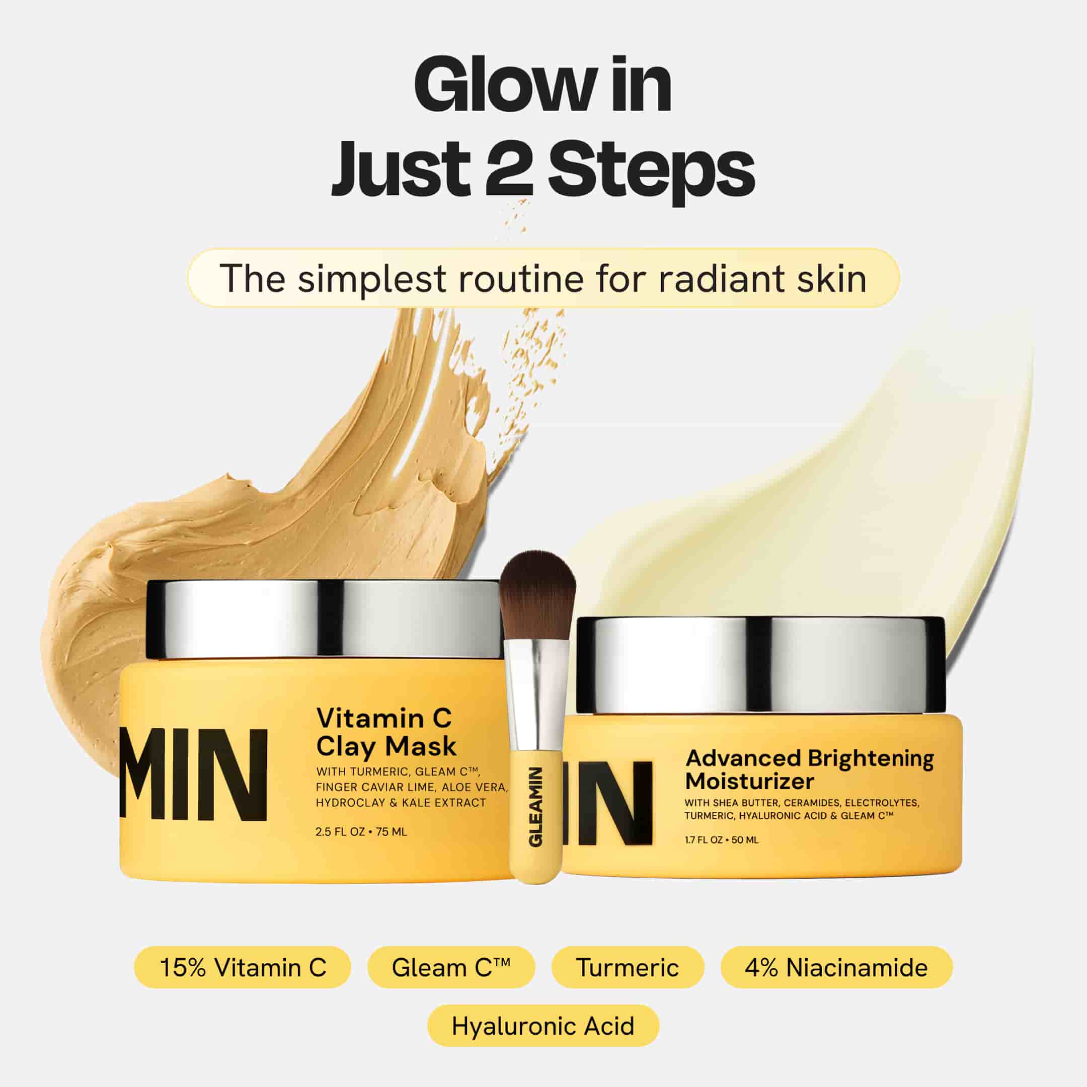 Glow Essentials Duo: Brightening Mask and Moisturizer