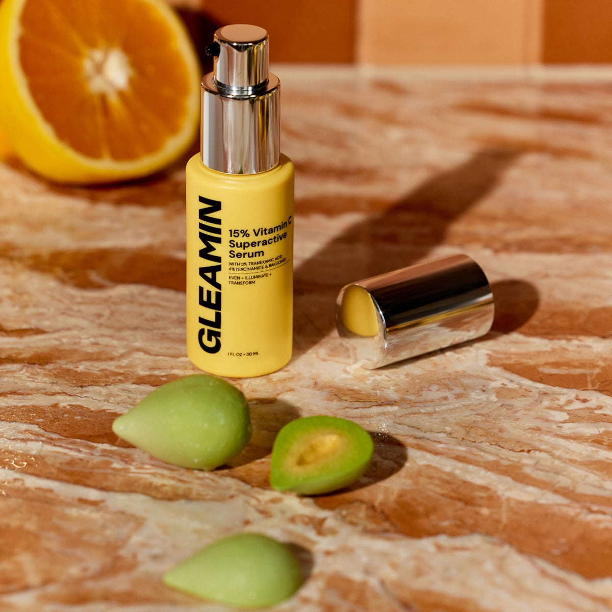 Gleamin serum and ingredients