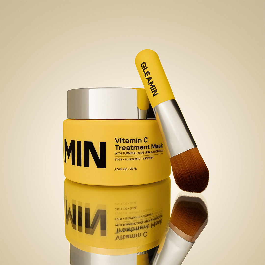 Shop Gleamin's best selling face mask and receive 25% off plus free shipping for a limited time.