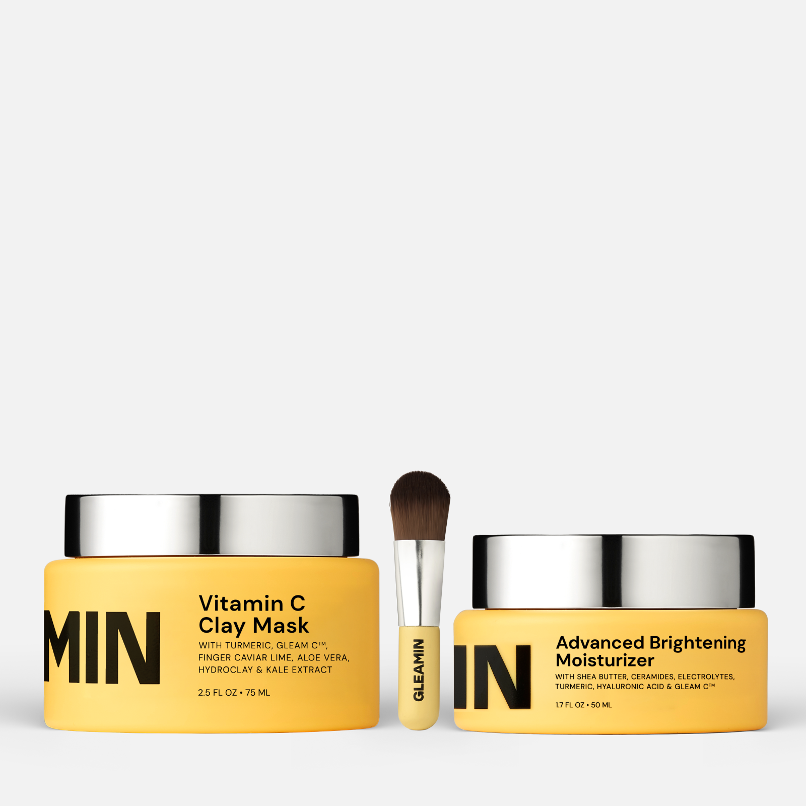 Gleamin Glow Essentials — the full Gleam C™ brightening skincare routine